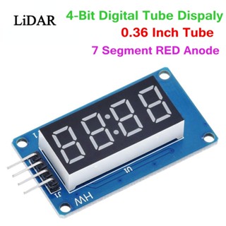 Tm1637 โมดูลจอแสดงผล LED สีแดง สําหรับ Arduino 7 Segment 4 Bits 0.36 นิ้ว