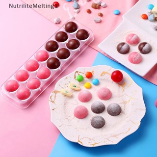 [NutriliteMelting1] แม่พิมพ์โพลีคาร์บอเนตแข็ง ทรงกลม 14 ช่อง สําหรับทําช็อคโกแลต เบเกอรี่ [TH]