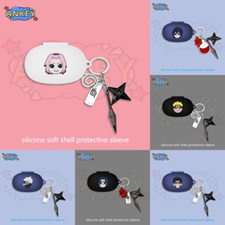 for Samsung Galaxy Buds / Buds+ Plus Case Earphone Silicone White Girl Earbuds Protective Headphone Cover Headset Skin With Pendant