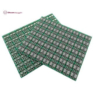 อะแดปเตอร์บอร์ดถ่ายโอน TSSOP8 SSOP8 SOP8 เป็น DIP8 PCB SOP8 SOP 200 ชิ้น