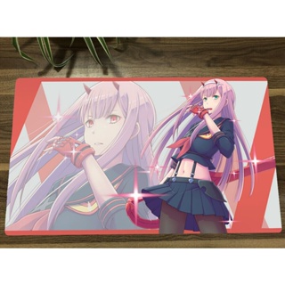 แผ่นรองเมาส์ ลายการ์ตูนอนิเมะ Darling in the Franxx Zero Two TCG CCG สําหรับเล่นเกม