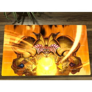 Yugioh OCG Duel Playmat Exodia TCG CCG แผ่นรองเมาส์เล่นเกม พร้อมกระเป๋าใส่แผ่นรองเมาส์