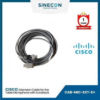 CISCO รุ่น CAB-MIC-EXT-E= Extension cable for the table microphone with Euroblock