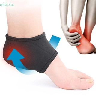 NICKOLAS แผ่นรองข้อเท้า ผ้ายืดหยุ่น ดูดซับแรงกระแทก กันแตก สําหรับ Achilles Tendonitis