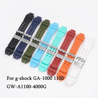 สายนาฬิกาข้อมือ สายเรซิ่น TPU แบบเปลี่ยน สําหรับ Casio G-shock GA-1000 GW-4000G-1400 GW-A100