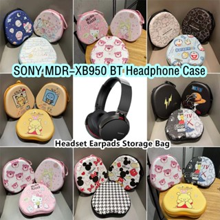 【imamura】กล่องเคสหูฟัง ลายการ์ตูนแมว สําหรับ SONY MDR-XB950 BT SONY MDR-XB950 BT