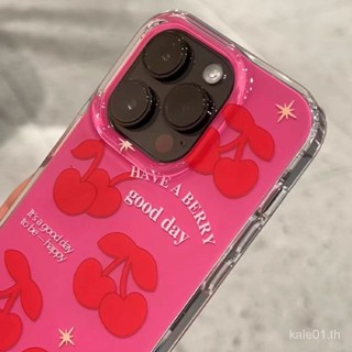 เคสป้องกันโทรศัพท์มือถือใส แบบนิ่ม ลายเชอร์รี่ ขนาดใหญ่ สําหรับ iPhone 13 12 x xr 14pro 11 78