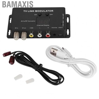 Bamaxis UHF TV LINK Digital RF Modulator AV to Video Converter Adapter RCA IR CATV