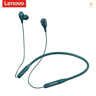 Tosw) Lenovo XE66 ชุดหูฟังบลูทูธ 5.0 ไร้สาย แบบคล้องคอ แม่เหล็กดูด IPX5 กันน้ํา แฮนด์ฟรี พร้อมไมโครโฟน สําหรับเล่นกีฬากลางแจ้ง