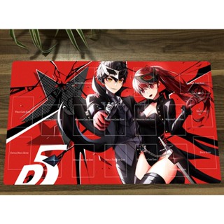 แผ่นรองเมาส์ สําหรับ Persona 5 Yugioh Playmat Amamiya Ren Yoshizawa Kasumi CCG TCG Mat Play Mat 29