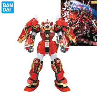 Bandai Genuine Gundam Model Garage Kit MG Series 1/100 Shin Musha Gundam Anime Action Figure Toys for Boys Collectible Toy