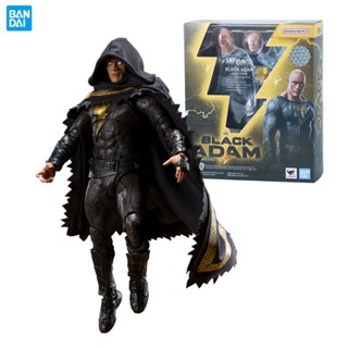 Bandai Genuine Shazam Family Model Garage Kit SHFiguarts Series Black Adam Anime Action Figure Toys for Boys Gift Free Shipping