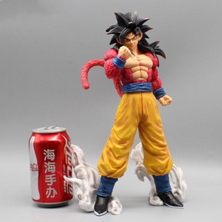 โมเดลฟิกเกอร์ Pvc รูปปั้นอนิเมะ Dragon Ball Z Son Goku GK Super Saiyan 4 Series ขนาด 29 ซม. ของขวัญ ของเล่นสะสม สําหรับเด็ก