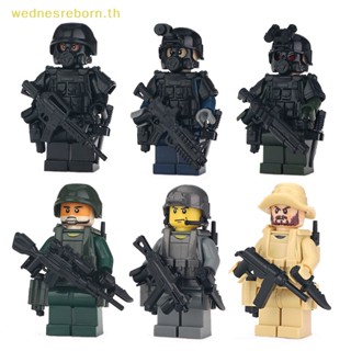 # Wnth # MOC SWAT City ฟิกเกอร์ตัวต่อทหาร ขนาดเล็ก ของเล่นสําหรับเด็ก