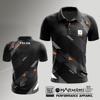 Baju FELDA 6 Sublimation Tshirt Jersey Casual Polo Shirt Men Sport Polo Summer