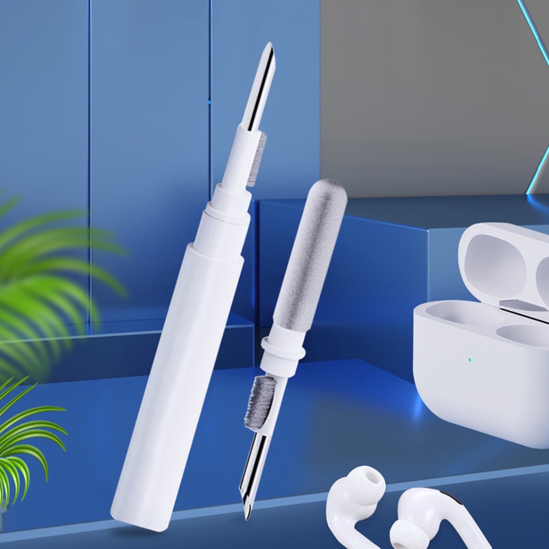 ชุดปากกาทําความสะอาด สําหรับหูฟังบลูทูธไร้สาย แบบพกพ For คีย์บอร์ด Airpods 1/2/3/Pro 2 Earbuds Cleaning Pen