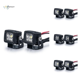 ไฟหน้าสปอตไลท์ LED สําหรับรถไต่หินบังคับ 1/10 TRX4 Axial SCX10 90046 Wraith RR10 VS4-10 Redcat Gen8