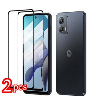 ฟิล์มกระจกนิรภัยกันรอยหน้าจอ แบบเต็มจอ สําหรับ MOTO E6 E5 Play E22i E22s E22 E20 E13 E6s E6i E MOTO E7i E7 power E7 E6 Plus E40 E32s E32 E30 2 ชิ้น