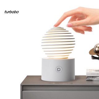 Turbobo โคมไฟตั้งโต๊ะ ซิลิโคน LED หรี่แสงได้ ชาร์จ USB ปรับได้ ไม่ทําให้ตาพร่า ของขวัญคลายเครียด สําหรับบ้าน