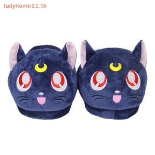 Onelady รองเท้าแตะ ผ้าฝ้าย ลายการ์ตูนเซเลอร์มูน Luna Cat น่ารัก สไตล์ญี่ปุ่น สร้างสรรค์ สําหรับบ้าน