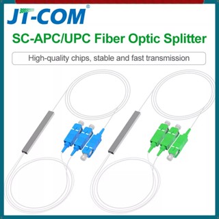 Jt-com Sc10 ชิ้น PLC โมดูลแยก 1:2 1:4 1:8 1:16 SC UPC ไฟเบอร์ออปติคอล PLC ตัวแยก SC APC FBT ออปติคอล คัปเปลอร์