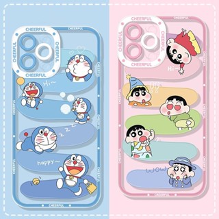 เคสโทรศัพท์มือถือ ลายการ์ตูนโดราเอมอน สําหรับ iPhone 11 12 13 14 pro max 7 8 plus X XR