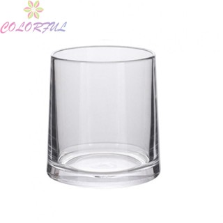 【COLORFUL】Goblet Drop-resistant Plastic Unbreakable 150-250ML Beer Cup Transparent