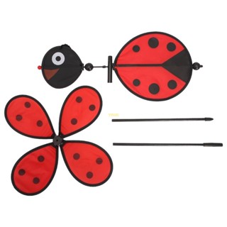 Youn Bee Ladybug Windmill Whirligig Wind Spinner ของเล่นสําหรับเด็ก