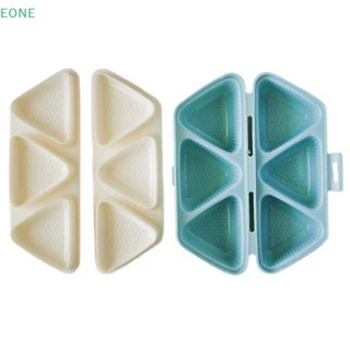 Eone ขายดี แม่พิมพ์ข้าวปั้นซูชิ ทรงสามเหลี่ยม อุปกรณ์เสริม สําหรับทําซูชิ สาหร่าย Nori Onigiri