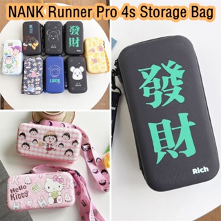 【Trend Front】กระเป๋าเก็บหูฟัง แบบพกพา ลายการ์ตูนหมีสตรอเบอร์รี่ สําหรับ NANK Runner Pro 4s NANK Runner Pro 4s