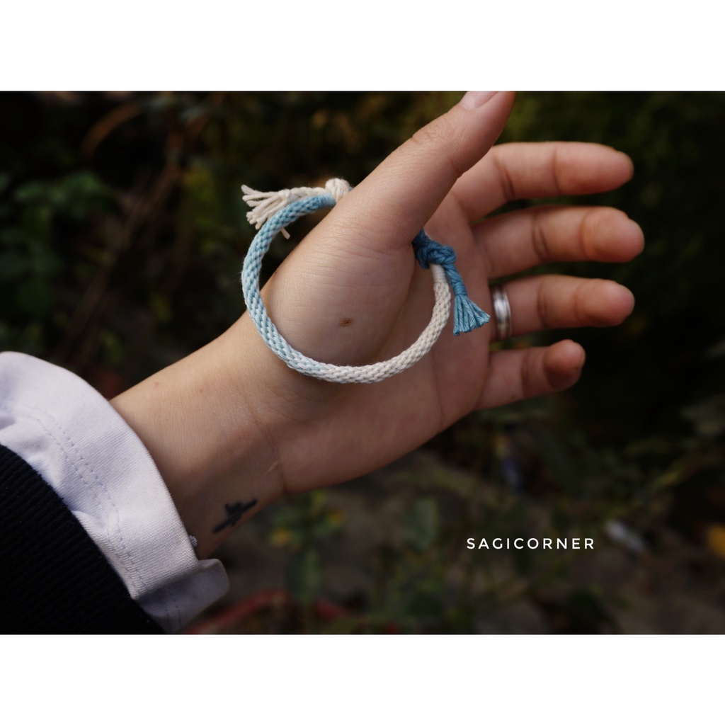 [K05] ตอนที่ 2 - แหวน ombre Color kumihimo แฮนด์เมด