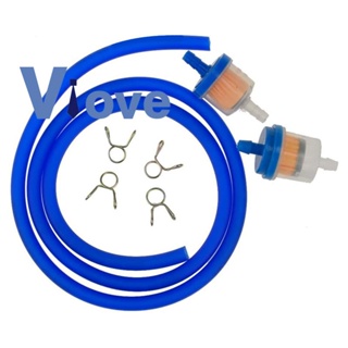 สายท่อกรองน้ํามันเชื้อเพลิง พร้อมคลิป สําหรับรถจักรยานยนต์ สกูตเตอร์ GY6 50Cc 150Cc 139QMB 157QMJ Tao Tao ATV