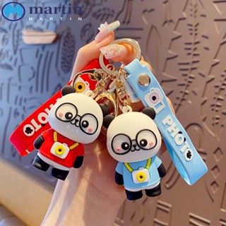 MARTIN จี้พวงกุญแจ รูปกล้องแพนด้า 3D อุปกรณ์เสริม สําหรับห้อยกระเป๋าเด็ก