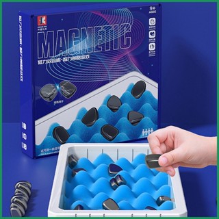 เกมกระดานหมากรุก Magnetic Chess พร้อมเกมหมากฮอสเพื่อการศึกษา Magnetic Chess Board แบบพกพา