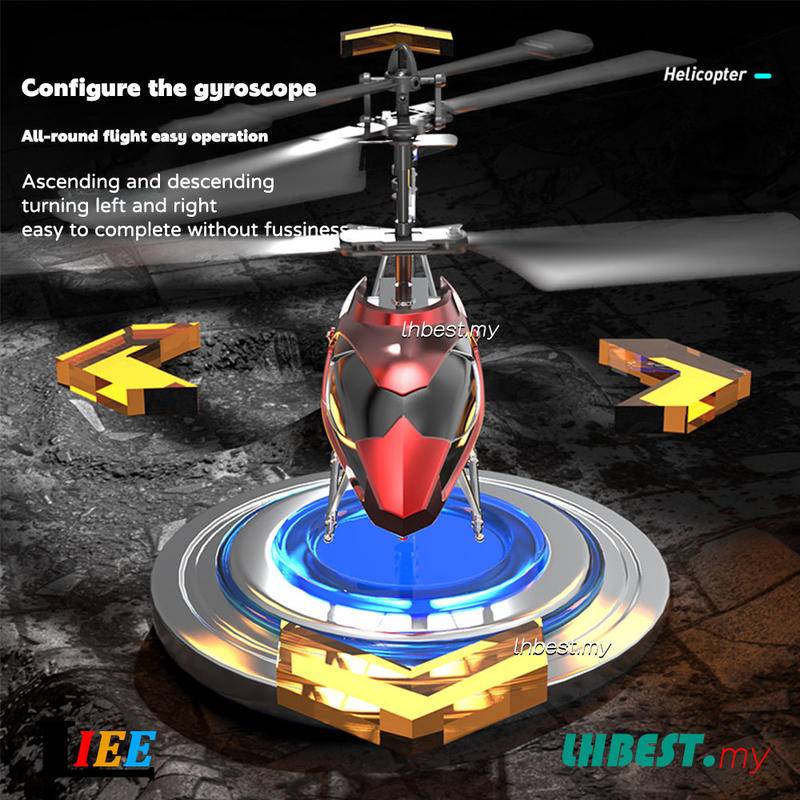ของเล่นเฮลิคอปเตอร์บังคับวิทยุไฟฟ้า 2.5 ช่องทาง พร้อมไจโรสโคป สําหรับเด็กผู้ชาย