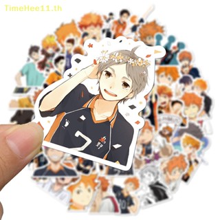 Timehee สติกเกอร์ ลายการ์ตูนอนิเมะ Haikyuu Graffiti Hinata Shoyo สําหรับตกแต่งกระเป๋าเดินทาง สเก็ตบอร์ด 52 ชิ้น