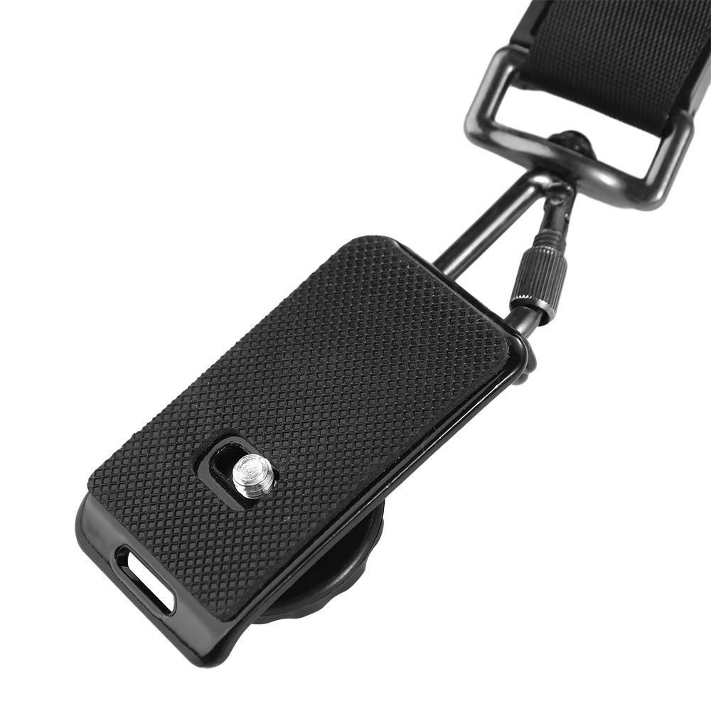 Lunanova สายคล้องกล้องคู่ อุปกรณ์ถ่ายภาพสีดํา กล้องดิจิตอลสําหรับกล้อง 2 ตัว SLR Dual Camera Belt