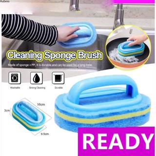 Wash Room Brush Room แปรงกระเบื้อง Kitchen Decontamination Brush Wash Pot Magic Power Sponge Aube