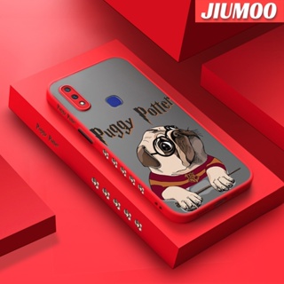 สําหรับ VIVO V11i Z3 Z3i เคสการ์ตูน Puggy ดีไซน์ใหม่ บาง ฝ้า เคสโทรศัพท์แข็ง ขอบนิ่ม ซิลิโคน กันกระแทก รูปแบบปลอก