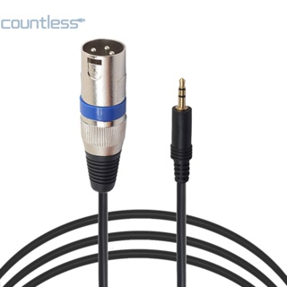 ใหม่ สายเคเบิลเสียงสเตอริโอ ปลั๊กตัวผู้ 3.5 มม. 3 เมตร 9.84 ฟุต เป็น 3 Pin XLR ตัวผู้ [countless.th]