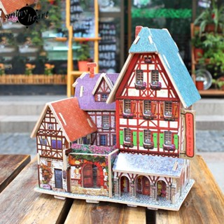 Bluelans ของเล่นจิ๊กซอว์ไม้ 3D แกะสลัก เป็นมิตรกับสิ่งแวดล้อม DIY สําหรับเด็กก่อนวัยเรียน