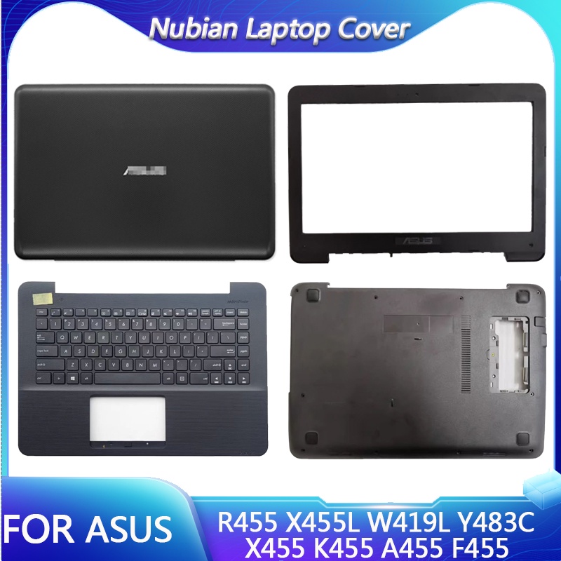 R455 X455L ASUS ใหม่ W419L Y483C X455 K455 A455 F455 แล็ปท็อป LCD กลับ/กรอบด้านหน้า/Palm Rest คีย์บอ