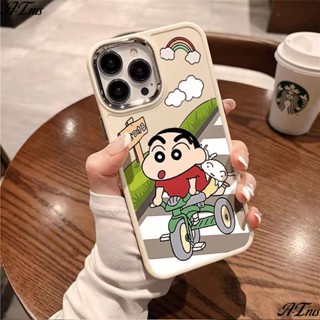 /14 เคสโทรศัพท์มือถือนิ่ม ลายชินจังน่ารัก สําหรับ Iphone Apple 13 8 plus11 Promax12 7 VPR2