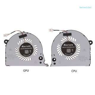 Btm พัดลมระบายความร้อน CPU GPU มอเตอร์ไร้แปรงถ่าน 4Pins สําหรับโน้ตบุ๊ก G7 15 7577 7588 0H98CT 02PH36 DELL-Inspiron