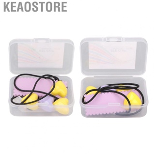 Keaostore Deaf Aid Holder  Durable Nylon Yellow Purple Lanyard for The Senior