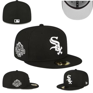 Chicago White Sox Cap Men Womens Baseball Flat Brim Hat Full Closed AP5S