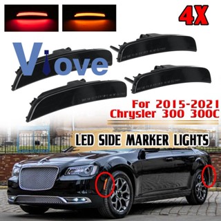 ไฟหมอกติดบังโคลนหน้า หลังรถยนต์ LED สําหรับ Chrysler 300 300C 2015-2021