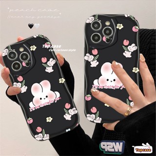 เคสป้องกันโทรศัพท์มือถือ TPU แบบนิ่ม ลายการ์ตูนกระต่าย สําหรับ Tecno Spark Go 2023 10C 10 infinix Hot 30i 30Play Smart 7 6 Plus 5 2020 Camon 20 Note 30 VIP 12 G96 20i 20 12 11 10 9Play