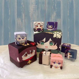 ★Genshin Impact★Yae Miko &amp; Scaramouche หมอนฟองน้ํา ทรงสี่เหลี่ยม จี้หมอนสี่เหลี่ยม Zhongli &amp; Hutao