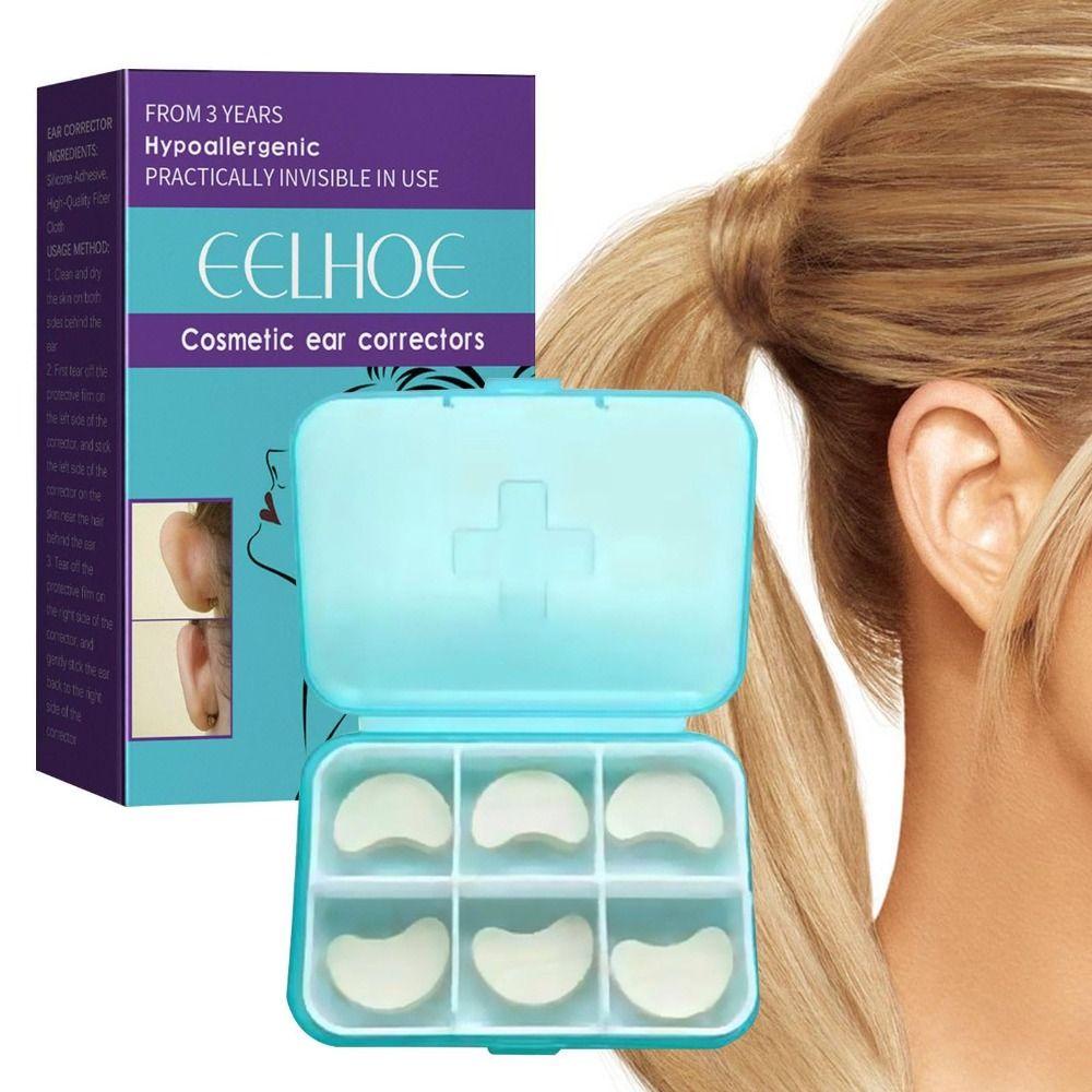 Amor12 Ear Correctors, Big Ear Problem Silicone Ear Valgus Correction, กันน้ําที่มองไม่เห็น Auricle Shaping ขาตั้งแนวตั้งสติกเกอร์หูกันน้ําทุกวัย
